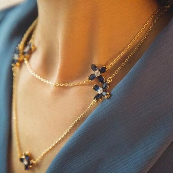 NWOT Tory Burch Buddy Clover Necklace - Picture 9 of 9